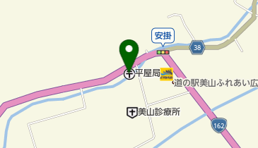 平屋郵便局の地図画像