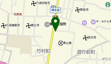 京都清水郵便局の地図画像