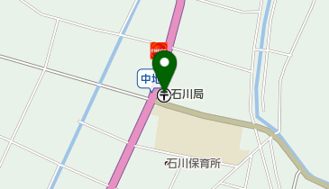 石川郵便局の地図画像