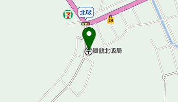 舞鶴北吸郵便局の地図画像