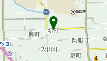 亀岡旅籠郵便局の地図画像