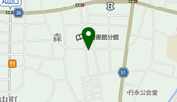 舞鶴森郵便局の地図画像