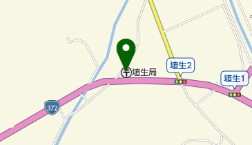 埴生郵便局の地図画像