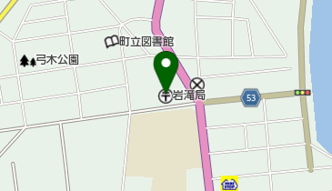 岩滝郵便局の地図画像