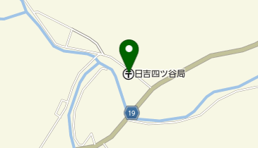 日吉四ツ谷郵便局の地図画像