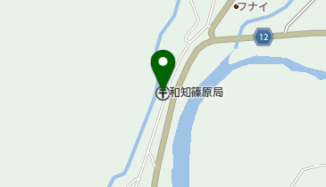 和知篠原郵便局の地図画像