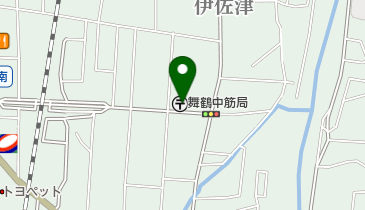 舞鶴中筋郵便局の地図画像