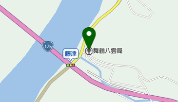 舞鶴八雲郵便局の地図画像