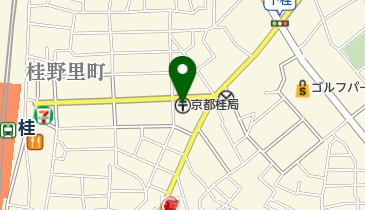 京都桂郵便局の地図画像