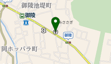 京都山科御陵郵便局の地図画像