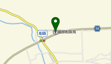 園部船阪郵便局の地図画像