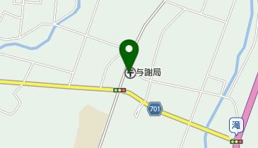 与謝郵便局の地図画像