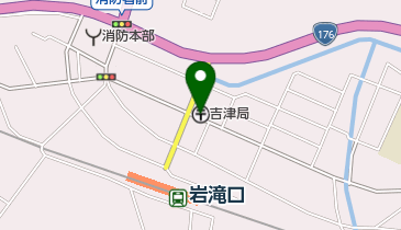 吉津郵便局の地図画像