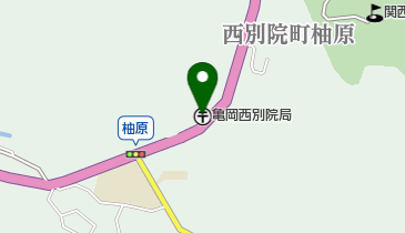 亀岡西別院郵便局の地図画像