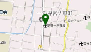 京都一乗寺郵便局の地図画像