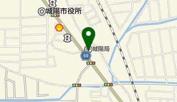 城陽郵便局の地図画像