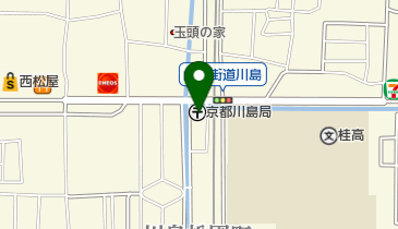 京都川島郵便局の地図画像