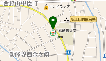 京都勧修寺郵便局の地図画像