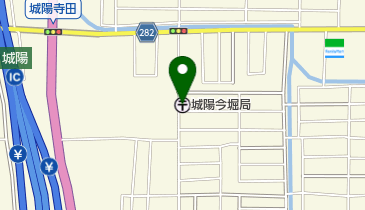 城陽今堀郵便局の地図画像