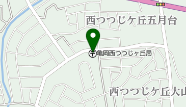 亀岡西つつじヶ丘郵便局の地図画像