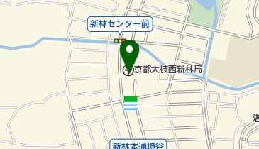 京都大枝西新林郵便局の地図画像