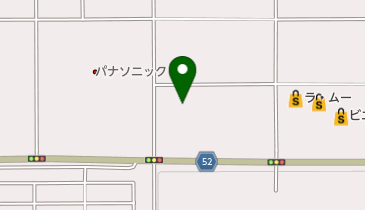 けいはんなプラザ郵便局の地図画像