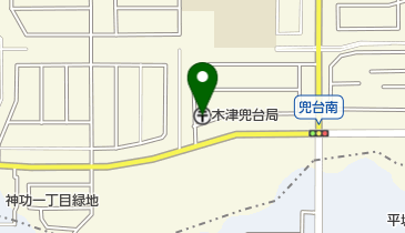 木津兜台郵便局の地図画像