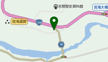 吉野宮滝郵便局の地図画像