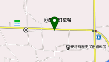 安堵郵便局の地図画像