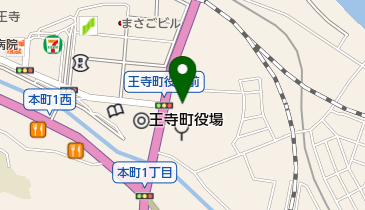 王寺郵便局の地図画像