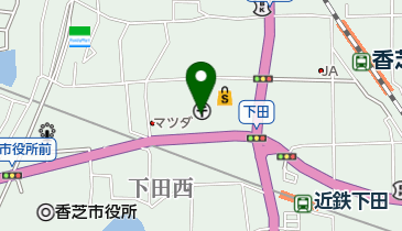 香芝郵便局の地図画像