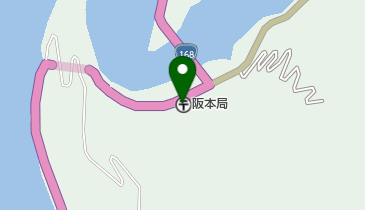 阪本郵便局の地図画像