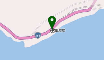 風屋郵便局の地図画像