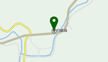 白銀郵便局の地図画像