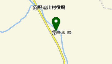 野迫川郵便局の地図画像