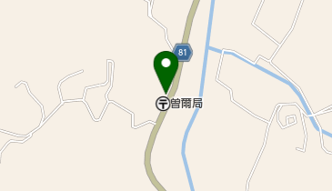 曽爾郵便局の地図画像