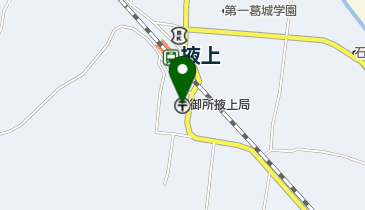 御所掖上郵便局の地図画像