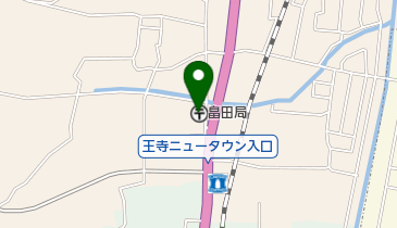 畠田郵便局の地図画像