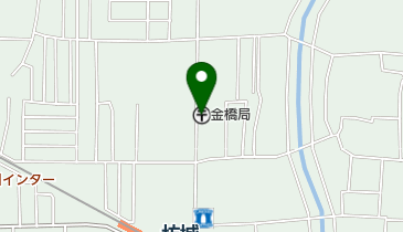 金橋郵便局の地図画像