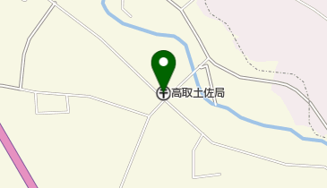高取土佐郵便局の地図画像