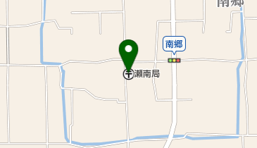 瀬南郵便局の地図画像