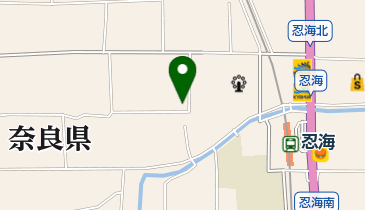 忍海郵便局の地図画像