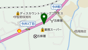 五條今井郵便局の地図画像