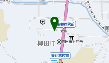 御所柳田郵便局の地図画像