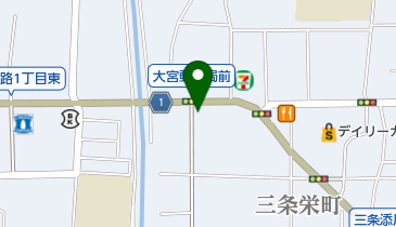 奈良大宮郵便局の地図画像