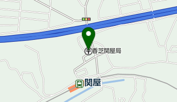 香芝関屋郵便局の地図画像