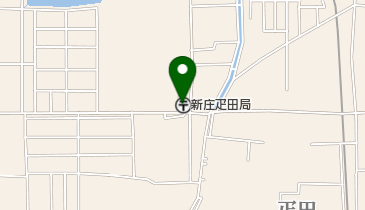 新庄疋田郵便局の地図画像