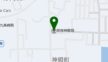 奈良神殿郵便局の地図画像