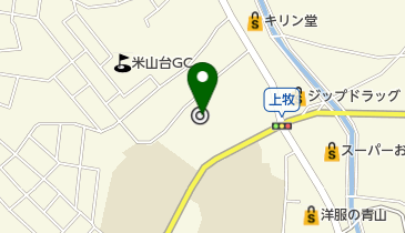 上牧簡易郵便局の地図画像