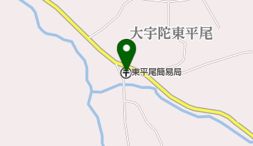 東平尾簡易郵便局の地図画像